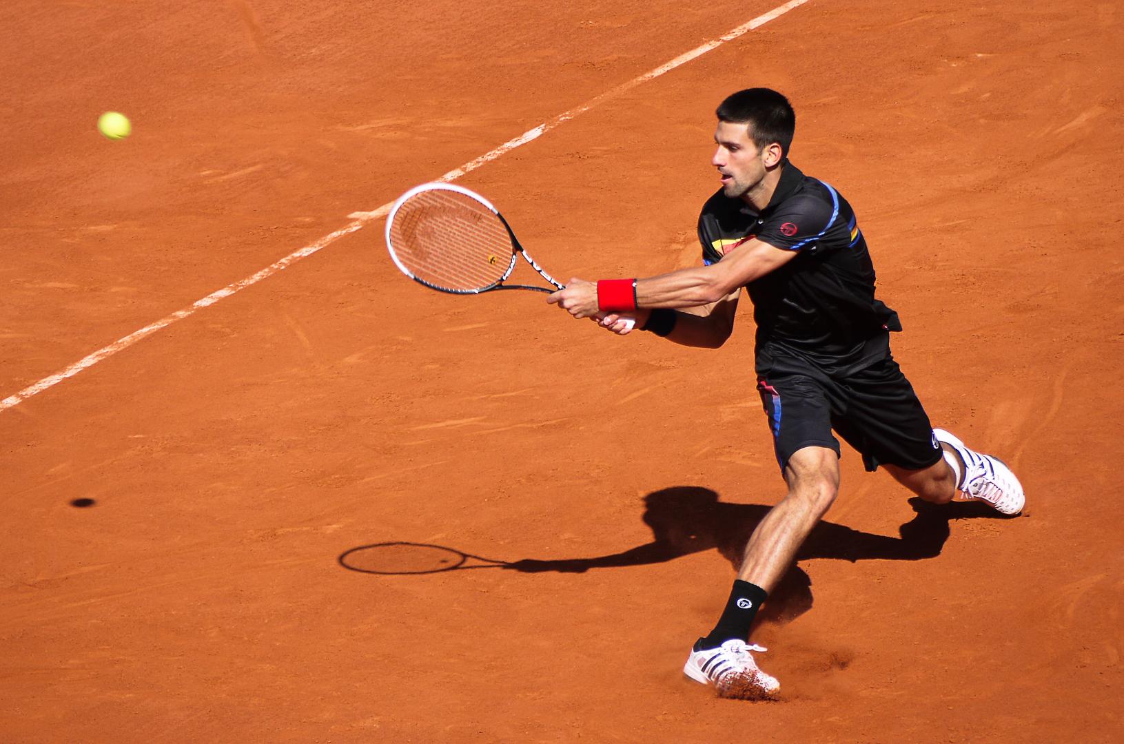 Novak Đoković na šljaci